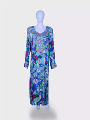 جلابية مصنوعة من الحجر عالي الجودة وقماش مطبوع