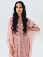 Stylish party wear Farasha with 3D work