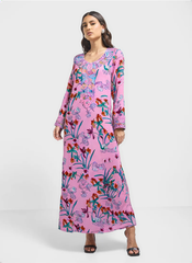 Jalabiya Magrabi with amazing printed fabric
