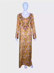 Jalabiya with 3D embroidery fabric Italian Cotton 