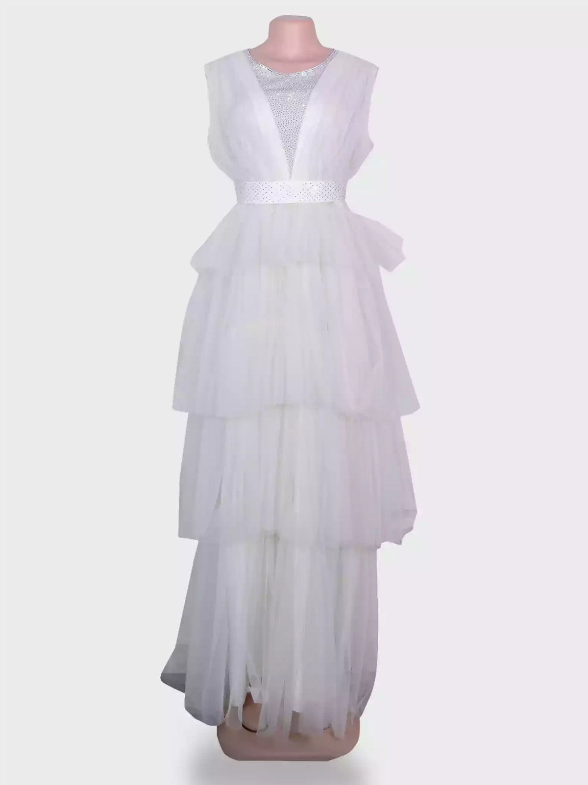 Maxi with special fabric toor and high quality stone work