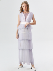 Maxi with special fabric toor and high quality stone work