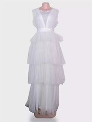 Maxi with special fabric toor and high quality stone work