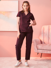 spa uniform meron color
